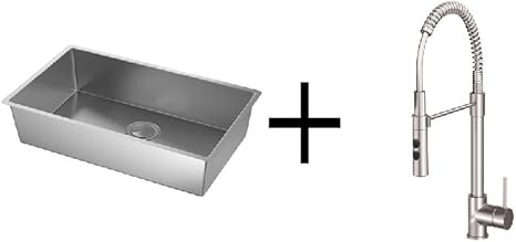Ikea Sink Stainless Steel Kitchen Faucet With Handspray