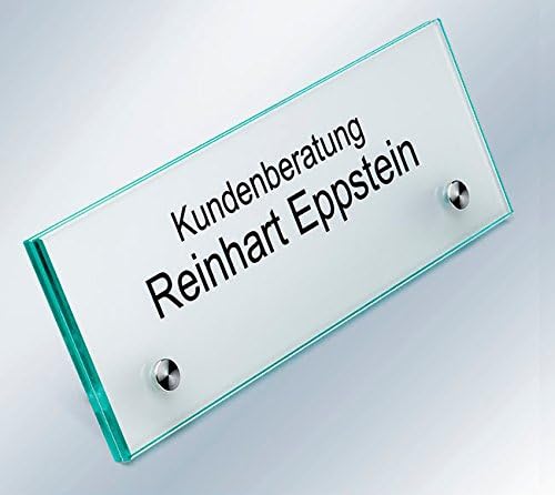 Table Put-Up Hinge, Name Tag, Front Desk Shield, The Float, 200 x 70 x 4 mm, 60° Rollaway Angle, Plates Stainless Steel Keepers with Extra-Shallow Head