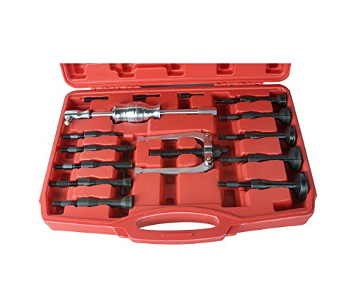 Click Here to See More Images Pevor 16 Pcs Blind Inner Pilot Bearing Puller Hole Remover Extractor Set Slide Hammer Tool Kit