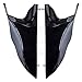 Harley Side Covers Motorcycle Side Covers Stretched Side Panels Fit for 2009-2013 Harley Touring - Vivid Black, ABS Plasitc Skirts, 6 Studs