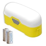 Nitecore LR30 205 Lumen Mini LED Camping Lantern - True Color Rendering including 2x LumenTac CR123A Batteries (Yellow)