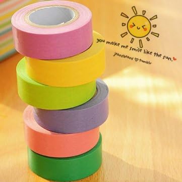 Man Friday Decorative Masking Tape Mask Tape Colored Paper Tape Masking Tape