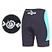 Beroy Womens Bike Shorts with 3D Gel Padded,CYCLING WOMEN'S SHORTS with MeshX-LargeDark Blue