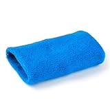 GOGO Solid Color Thick Arm Sweatband, 4 Inch Wide Wristband Armband