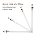 Sliding Door Security Bar, Securityman Patio Door Security Bar or Window Security Lock with Anti Lift Lock - Child Proof and Adjustable 19