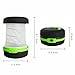 Camping Lantern 2 Pack Led Lantern Mini LED Camping Lights Flashlights,Collapsible Portable Waterproof Tent Light Coming With 6 AA Batteries (Green&Orange) By LighTouch