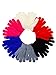 Sumind 12 Pairs Winter Knitted Magic Stretch Gloves Anti-slip Knit Cotton Warm Gloves for Children (6 Colors, Kids Size 5 to 12 Years)