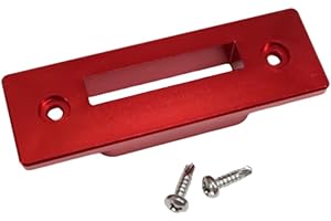 LXAUTOPCH Billet Aluminum Rear Sliding Moonroof Cover Latch, Sunroof Lock Rev 0 F Retainer 84900118 Compatible with Chevy Traverse, GMC Acadia, Buick Enclave(Rev0 red)