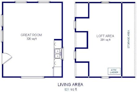 Amazon Com Easy Cabin Designs 16x20 Cabin W Loft Plans Package