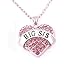 Charm.L Grace Matching Necklaces Set, pink-3pcs