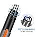 Nose Hair Trimmer, Electric Nose Ear Hair Trimmer for Men Women, Double Edge Blades, Painless Trimming, Gray (Silver)