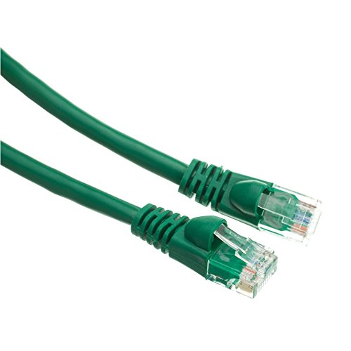Cat6 20 Pack Snagless Molded Boot Ethernet Patch Cable 6 Inch, Green CNE571942