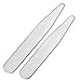 JOVIVI 40pc Stainless Steel Collar Stays For Mens Dress Shirt 2 Sizes Set w/Box (2.2