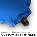 MalloMe Inflatable Camping Travel Pillow - Backpacking Camp Pillows for Sleeping Bag Pad - Small Mini Air Size Ultralight Inflating Compressible Compact Portable Gear Accessories Hiking