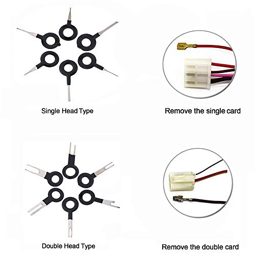 39 Pcs Pins Terminals Removal Tools for Car Auto Wire Connector, Terminal Pin Extractors Puller Remover Repair Key Tools Set Terminal