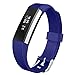 Fitbit Alta Band, UMTELE Soft Replacement Wristband with Metal Buckle Clasp for Fitbit Alta Smart Fitness Tracker, Blue