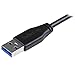 StarTech.com 1m 3 ft Slim Micro USB 3.0 Cable M/M - Left-Angle Micro-USB - USB 3.0 A to Micro B - Angled Micro USB - USB 3.1 Gen 1 (5Gbps) (USB3AU1MLS)