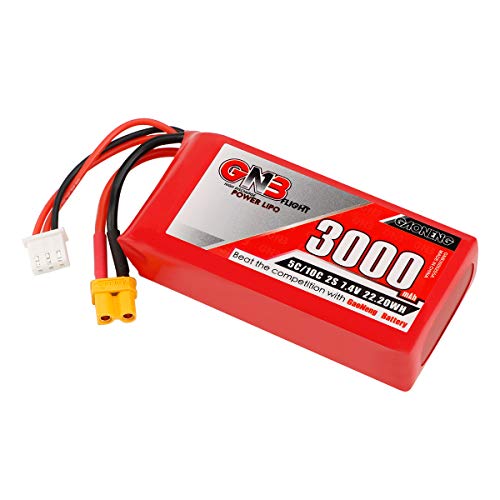 GAONENG 2S 3000mah 7.4V Lipo Battery Jumper T16 Radiomaster TX16S