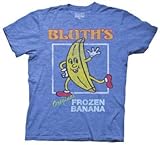 Arrested Development Distressed Bluth’s Original Frozen Banana Royal Blue Heather Mens T-shirt (Adult Large), Online Clothing Store