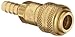 Dixon  DCB2044 Brass Air Chief Industrial Interchange Quick-Connect Air Hose Fitting, 1/4" Coupling x 3/8" Hose ID Barbed primary