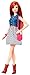 Barbie Fashionista Teresa Doll Jean Shirt and Black and White Skirt