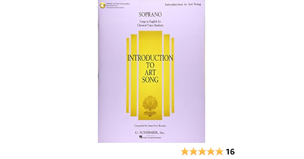 Introduction To Art Song For Soprano Songs In English For Classical Voice Students Hal Leonard Corp Boytim Joan Frey 9781495064647 Amazon Com Books