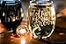 Mother of Groom, Arrow, Stemless Wine Glass, 15 oz