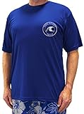 H2O Sport Tech Swim Shirt - Short Sleeve Royal 4XL #753C