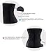 YIANNA Women's Latex Sport Girdle Waist Training Corset Waist Shaper, Size M (Black)