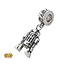 R2D2 Dangle Stainless Steel Star Wars Charm