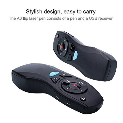 image for UTP Wireless PPT Presentation Remote Control Air Mouse Laser Presenter