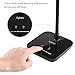 Aglaia Desk Lamp, Dimmable panel lights Eye-Care Table Light with 1-Hour Timer, 6-Level Dimmer, Touch Controland Flexible Neck 7W (Black)