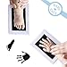 Newborn Baby Handprint and Footprint Ink Pad, Inkless Infant Hand & Foot Stamp, Easy to Wipe/Wash Off Skin - Smudge Proof & Long Lasting Keepsakes(Black)