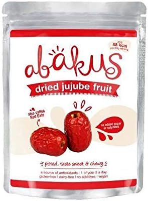 Abakus Foods | Abakus Dried Pitted Jujube Fruit (red Dates) | 4 x 30g