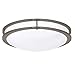 LB72135 LED Flush Mount Ceiling Lighting Oval, Oil Rubbed Bronze, 32-Inch, 35W, 200W Equivalent, 4000K Cool White, 2800 Lumens, ETL & DLC Listed, ENERGY STAR, Dimmable