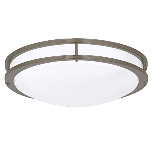 LB72134 LED Flush Mount Ceiling Lighting Oval, Oil Rubbed Bronze, 32