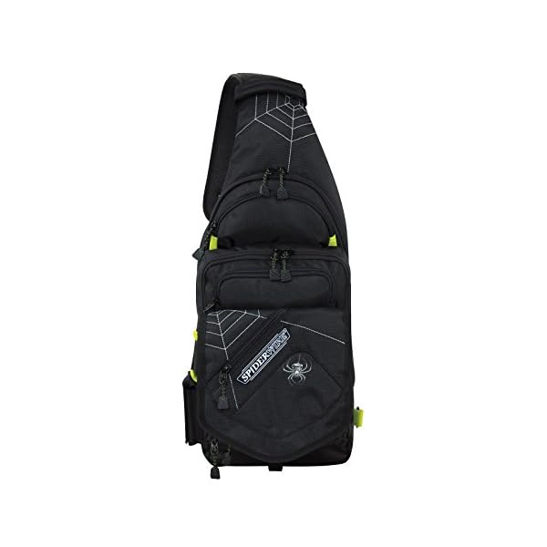 Spiderwire-Black-Sling-Tackle-Pack-Backpack-W-1-Medium-Box-SPB004 Spiderwire-Black-Sling-Tackle-Pack-Backpack-W-1-Medium-Box-SPB004