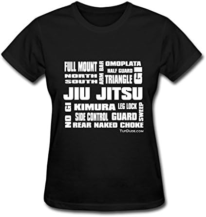 Tuf Chick Women's Jiu Jitsu Terminology T-shirt M Black