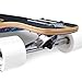 Yocaher Graphic Series Complete Lowrider Skateboards Longboard w/Black Widow Premium 80A Grip Tape Aluminum Truck ABEC7 Bearing 70mm Skateboard Wheels (Complete - Lowrider - YIN YANG)