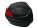 TMS TBOX-JK2016-K Matte Black X-Large Motorcycle Scooter Luggage Trunk Top Case Tail Box (Fits 2 Helmets New)