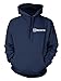 Fishers Sportswear Firefighter Reflective Hooded Sweatshirt X-Large Navy