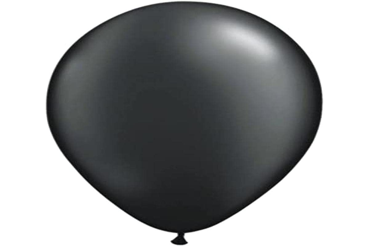Folat - Metallic Balloons For Party Decoration - Black - 12In / 30cm - 50 pieces