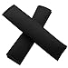 Qunqi 2pcs Car Safety Seat Belt Shoulder Pads Cover Cushion Harness Comfortable Pad (Black)