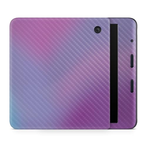 Carbon Fiber E-Reader Skin Compatible with Kobo Libra Colour (2024) - Purple Fo…