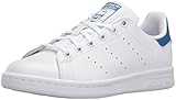 adidas Originals Boys' Stan Smith J Shoe, White/White/Equipment Blue, 6.5 Medium US Big Kid
