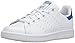 adidas Originals Boys' Stan Smith J Shoe, White/White/Equipment Blue, 4.5 Medium US Big Kid
