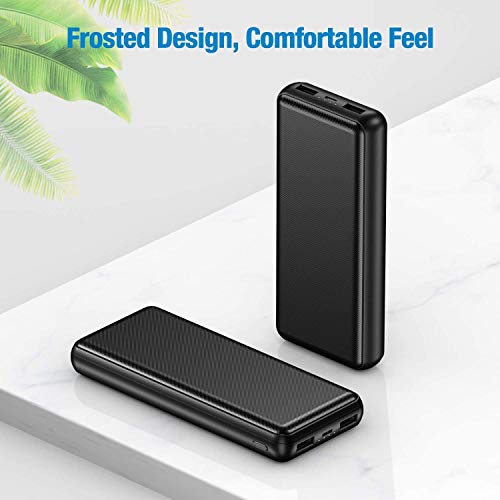 IEsafy 26800mAh Power Bank High Capacity Portable Charger with 2 Ports Ultra High Speed Battery Pack Phone Charger Backup Battery Compact for Smart Phone, Tablet and More