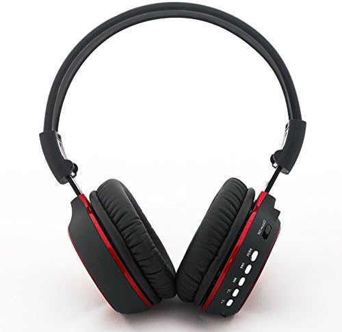 [Improved] Wireless Bluetooth Headphones with Gesture Control, Built-in Microphone, FM Radio, MP3 Player with Micro SD Support