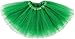 Simplicity Girls Tutu 4 Layers Tulle Tutu Skirt Green Tutu Toddler Tutu Skirt, Dark Green, 2-5 Years