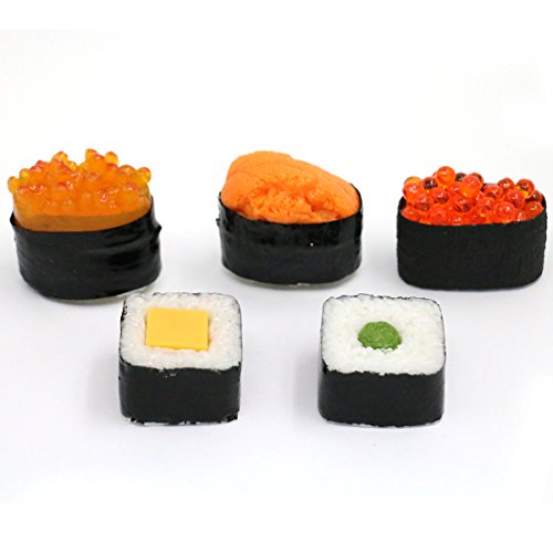 Nice purchase Artificial Sushi Sample Fake Food Simulation Realistic Lifelike Nigiri Onigiri Dessert for Decoration Display Toy Props Model Rice Roll